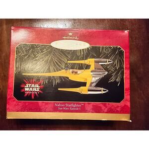 Naboo Starfighter Star Wars Episode 1 Hallmark Keepsake Ornament